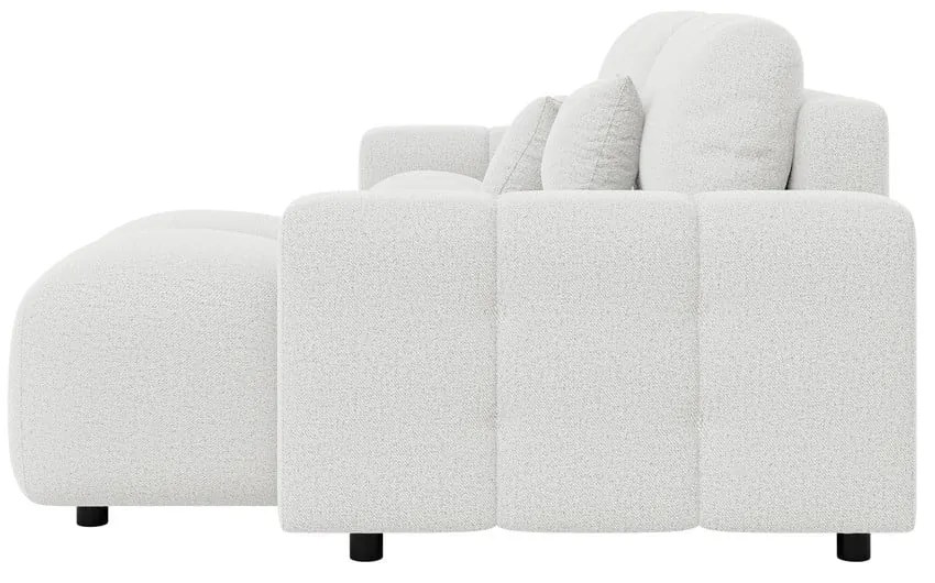 Divano angolare bianco allungabile (con composizione variabile) Luki – Ropez