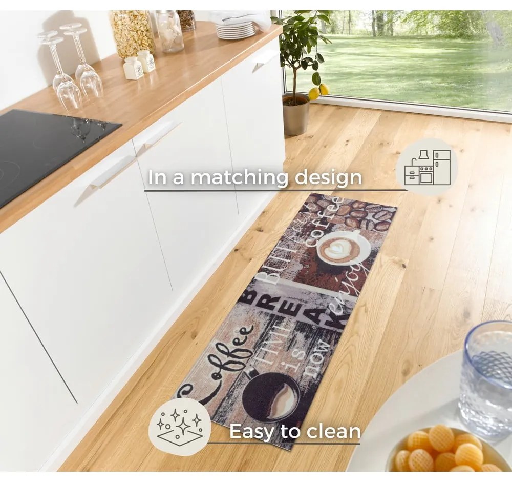 Tappeto marrone 50x150 cm Enjoy Coffee Break - Hanse Home
