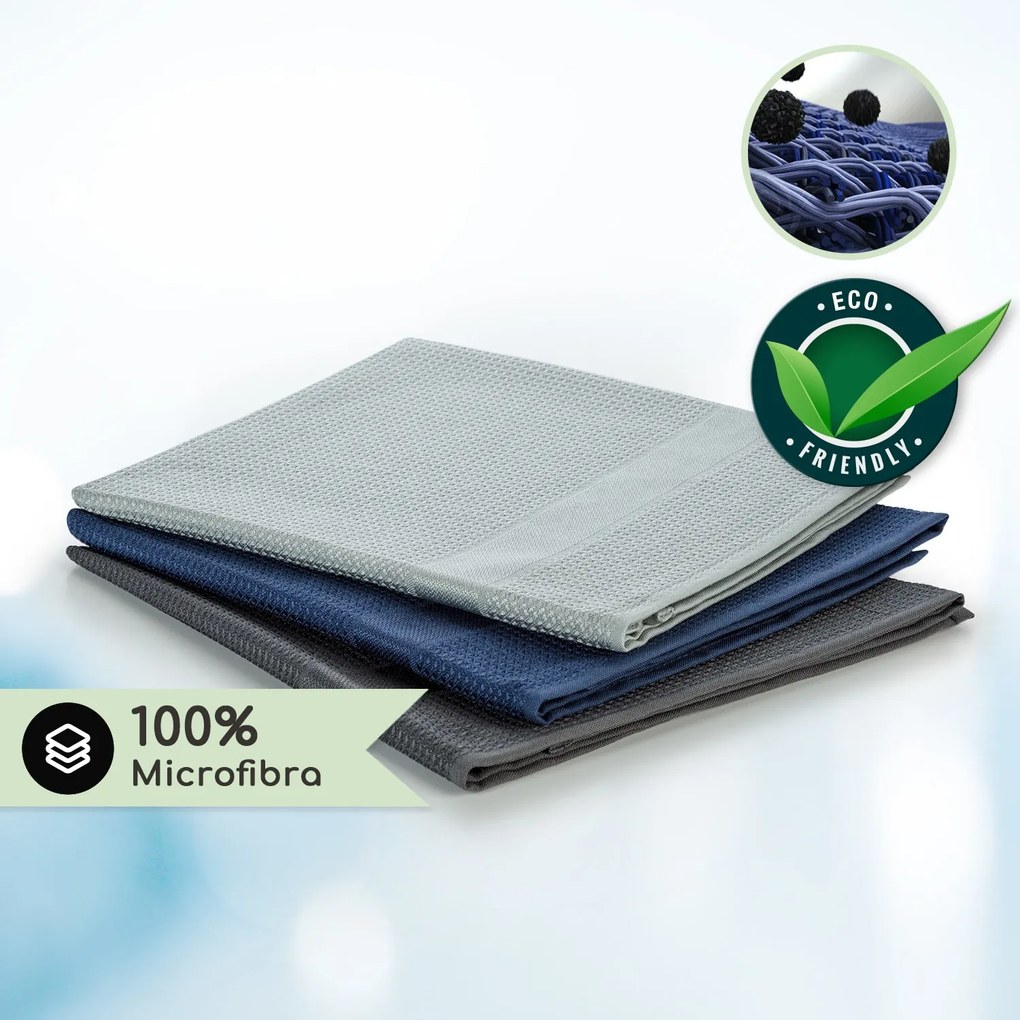 blumfeldt Professional Cleaning Cloths, pacco classico, panni per la pulizia, in microfibra, 60x40 cm