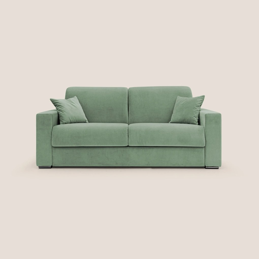 Venere Divano letto matrimoniale in velluto LUXURY impermeabile