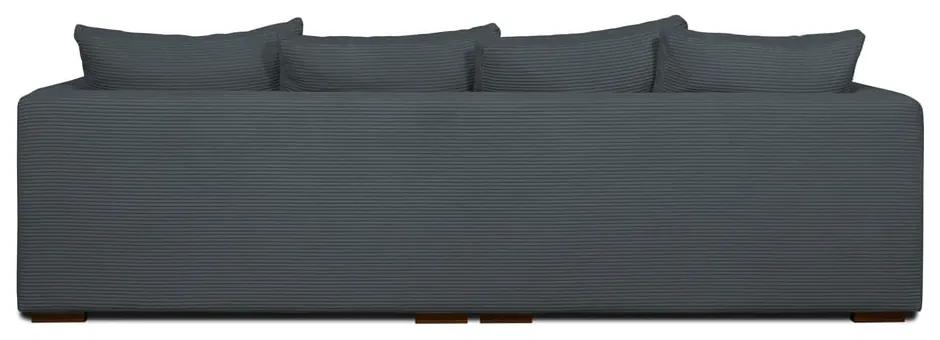 Divano in velluto a coste grigio 266 cm Comfy - Scandic