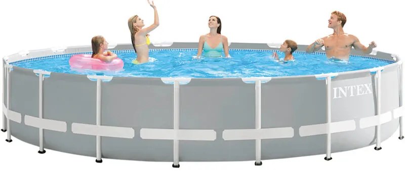 PISCINA CON TELAIO 'LINEA PRISM FRAME' cm 610 x 132 - capacità 32695 lt