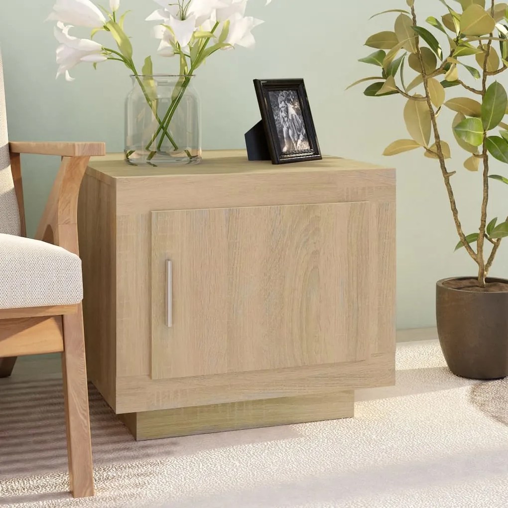 Tavolino Da Salotto Rovere Sonoma 51x50x45 Cm Legno Multistrato /