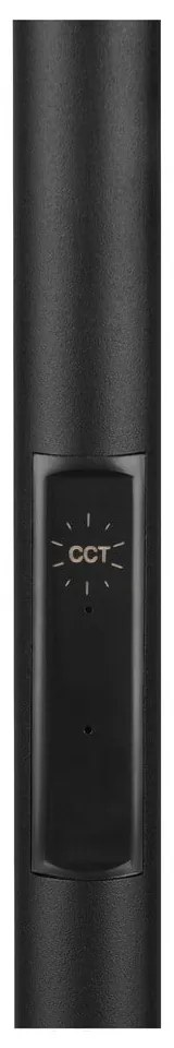 Lampada da terra nera (altezza totale 178 cm) Specter – Reality