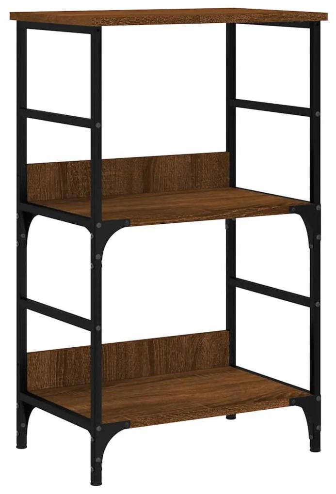 Libreria rovere marrone 50x33x82 cm in legno multistrato