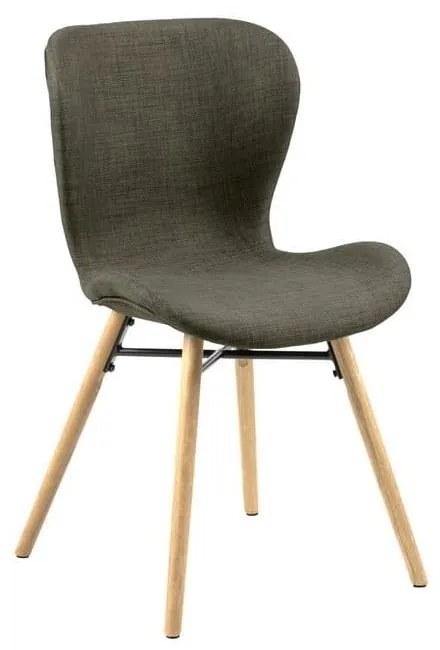 Sedie da pranzo in set verdi in imbottito 2 pz Batilda – Actona