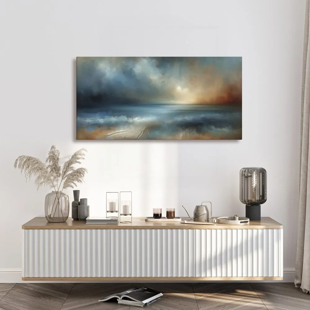 Quadro su tela – Mare calmo in astrazione