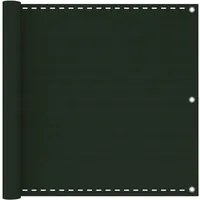 Paravento da Balcone Verde Scuro 90x400 cm in HDPE cod mxl 9405