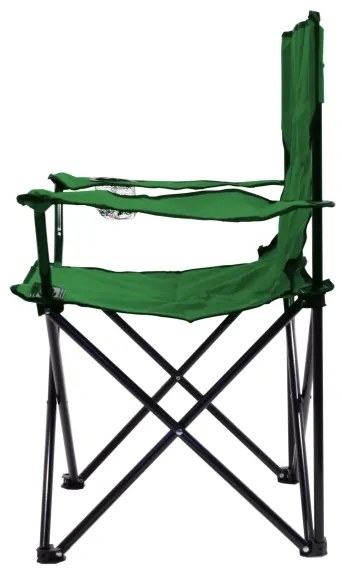 Sedia da campeggio pieghevole verde