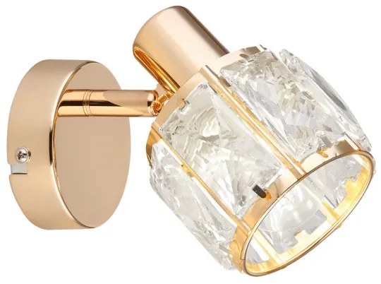 Faretto da parete DUBAI 1xE14/40W/230V Oro rosa