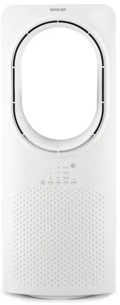 Sencor - Ventilatore da pavimento senza pale 50W/230V bianco + telecomando