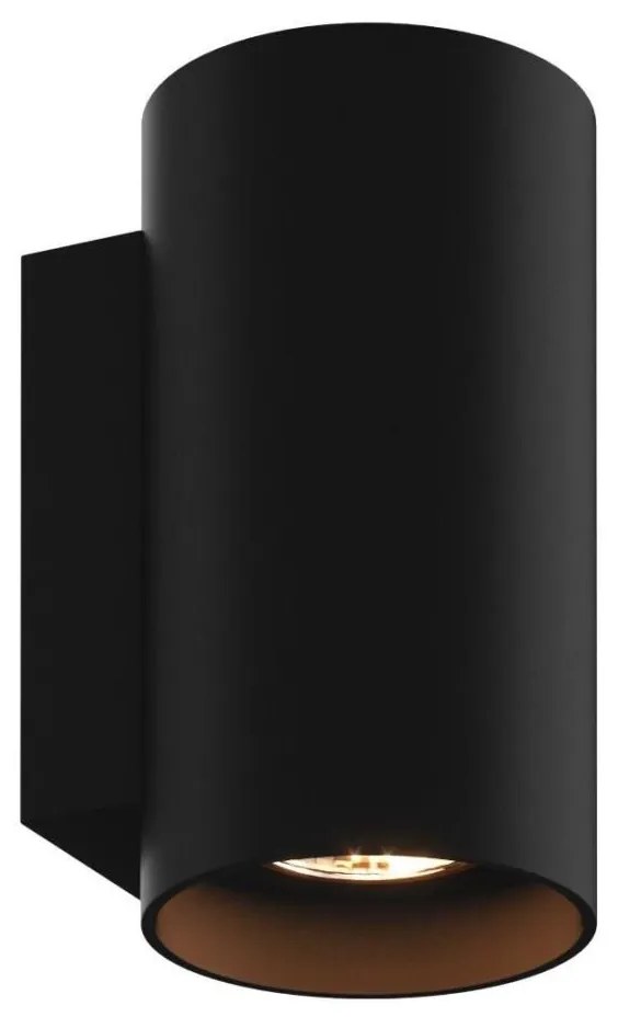 Zuma Line 92696-N - Lampada da parete SANDY WL 2xGU10/50W/230V nero