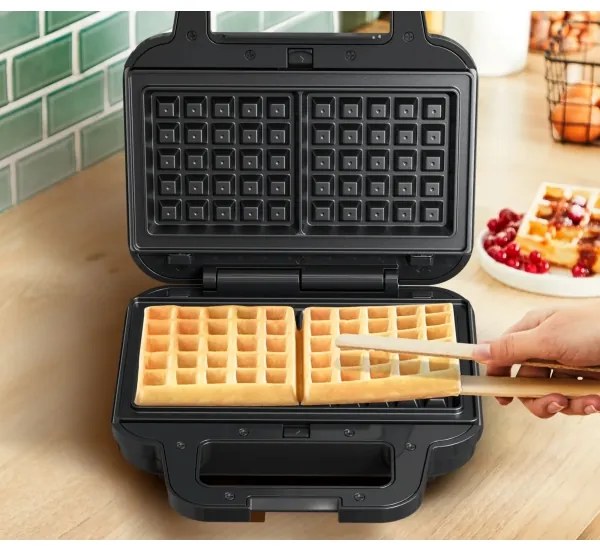 Tefal - Macchina per i panini ULTRA COMPACT 3in1 700W/230V nero/cromo