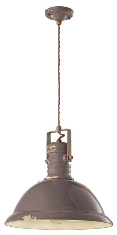 Ferroluce : Lampadario Diametro 40 cm Industrial Collezione Retrò