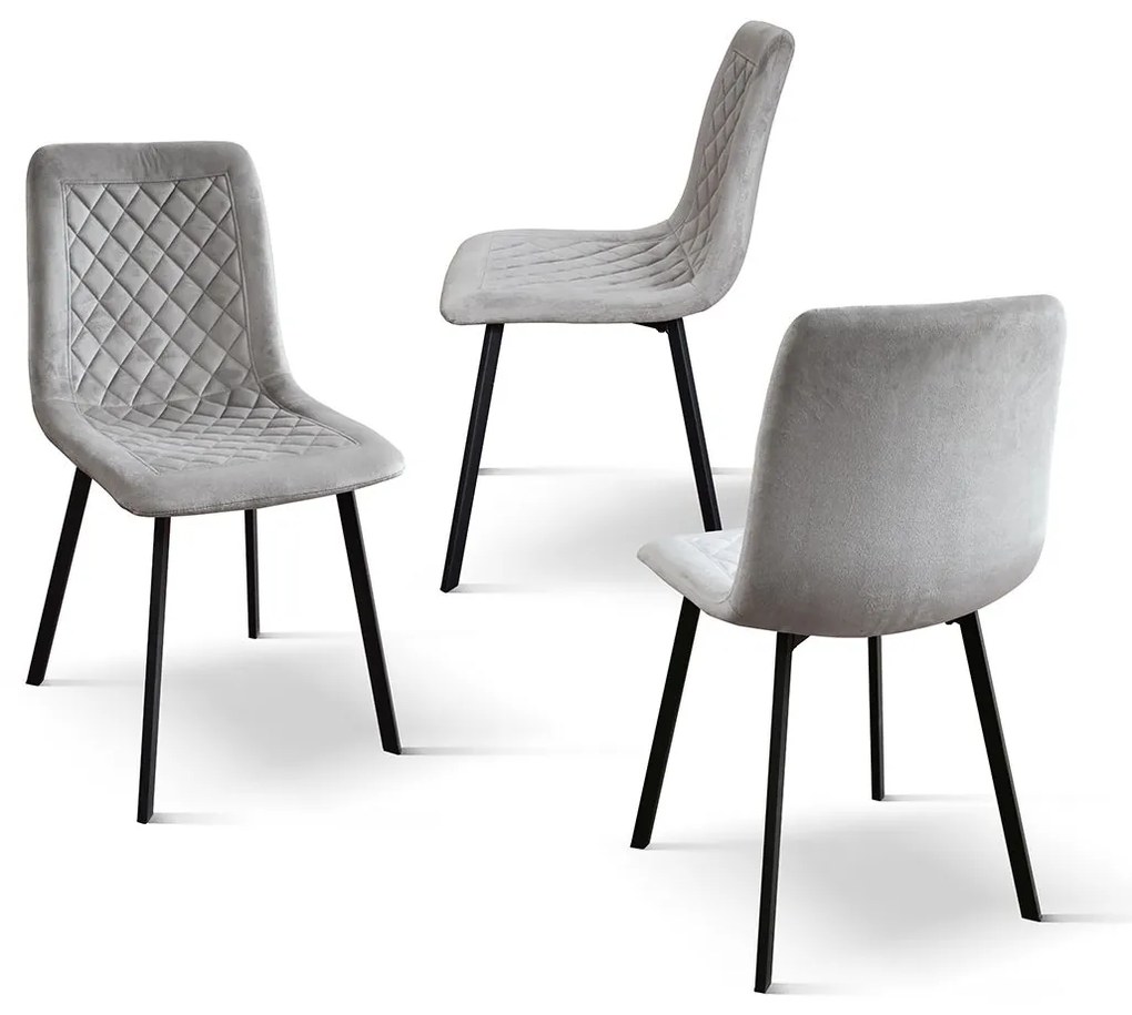 AULENA - sedia di design moderno in velluto