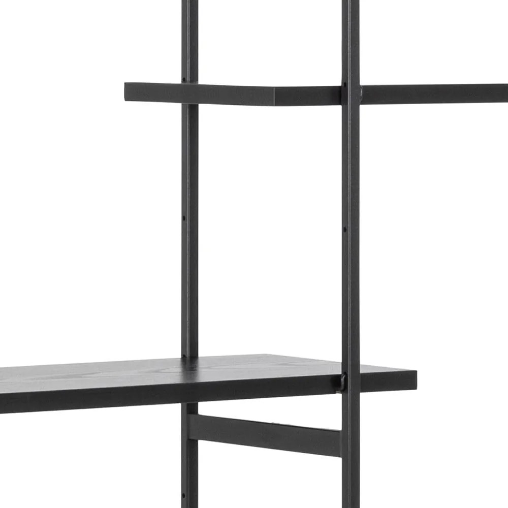 Libreria nera 172x188x27 cm Angus – Actona