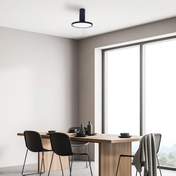 Rabalux 71323 - Plafoniera LED OVIDIA LED/20W/230V 3000K nera