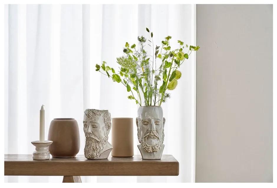 Vaso in gres bianco Calvi - Villa Collection