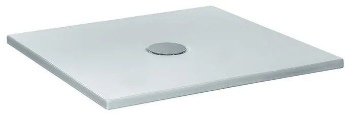 Piatto doccia in ceramica Extra slim L 70 x L 90 x H 3 cm bianco opaco