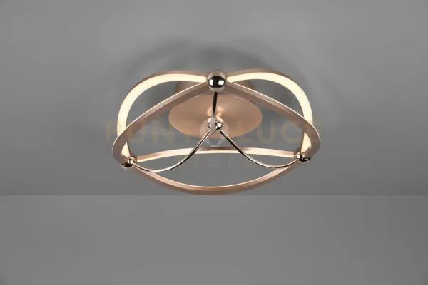 Charivari plafoniera led 20w · 1x 2500lm, 3000k ottone satinato ell...