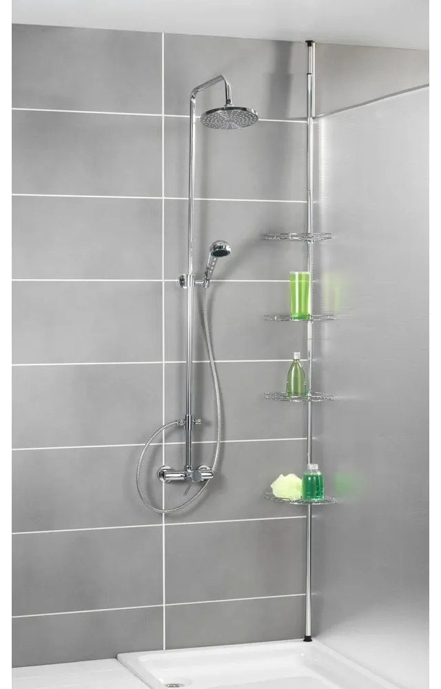 Mensola telescopica per bagno in acciaio inox - Maximex