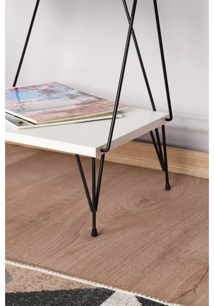 Libreria BALABAN 165x48 cm bianco/nero