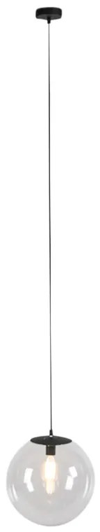 Lampada a sospensione intelligente trasparente 35 cm incl. WiFi A60 - Pallon