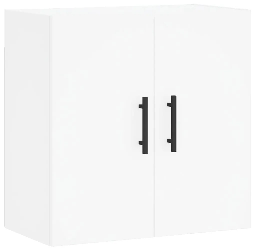Armadietto a muro bianco 60x31x60 cm in legno multistrato