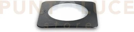 Way square segnapassi ip67 1 luce attacco g9 nero 5cm fascio lumino...