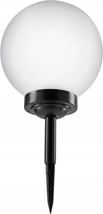 Lampada solare a LED LED/1,2V 6500K 200 mAh Ø 25 cm IP44 bianco/nero