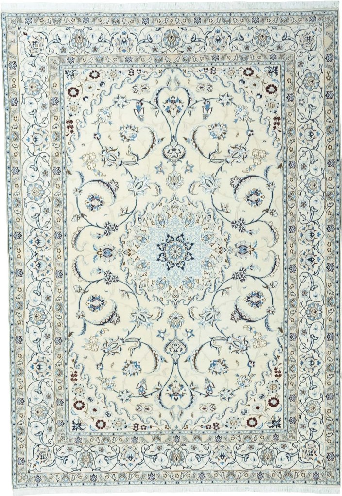 Nain Tappeto persiano 290 x 200 Beige (Iran) Annodato A Mano