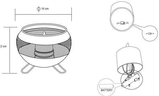 Globo 36710 - Lampada LED solare LED/1,2V IP44
