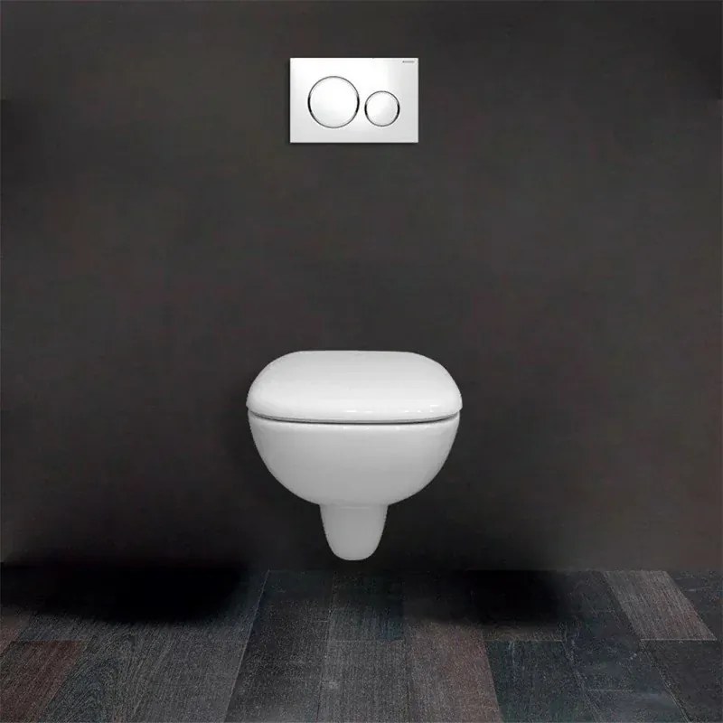 Sanitari sospesi Geberit con copriwc originale avvolgente Fantasia