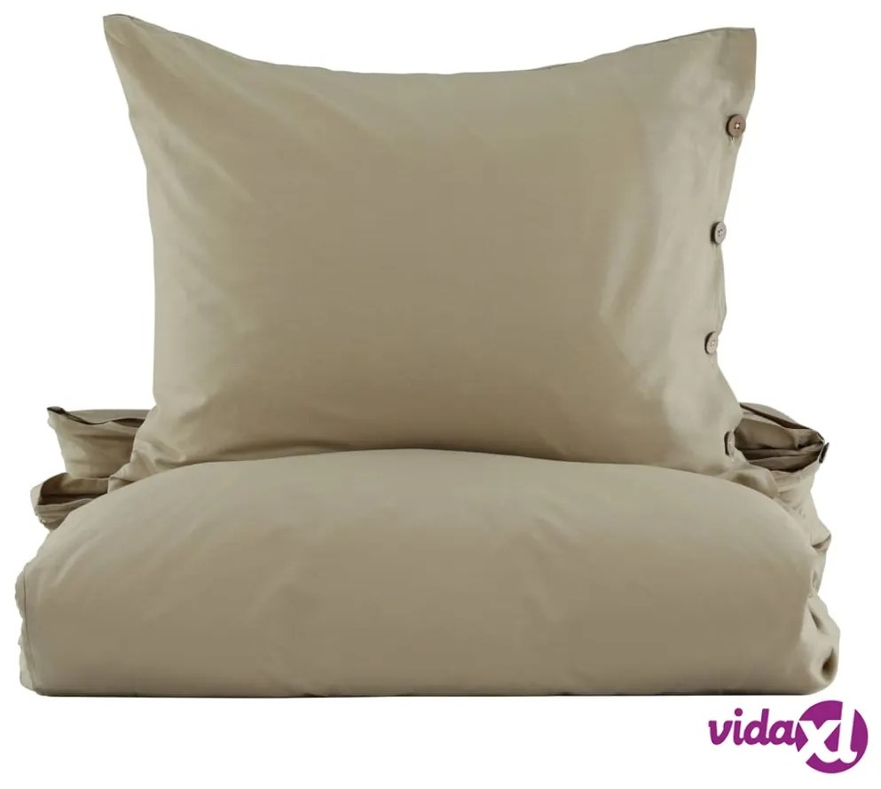 Venture Home Set da Letto Joar 200x150 cm Cotone Sabbia