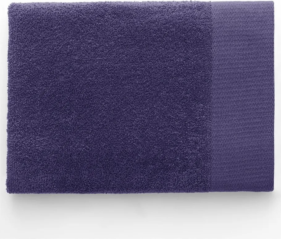Asciugamano tipo terry viola in cotone 70x140 cm Amari – Restilo