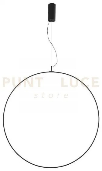 Lampadario a sospensione led toorx nera 50w 5630lm cct 3000 4000 65...