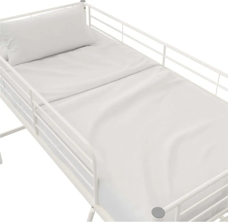 Letto bianco rialzato per bambini 90x200 cm Jodie - Støraa