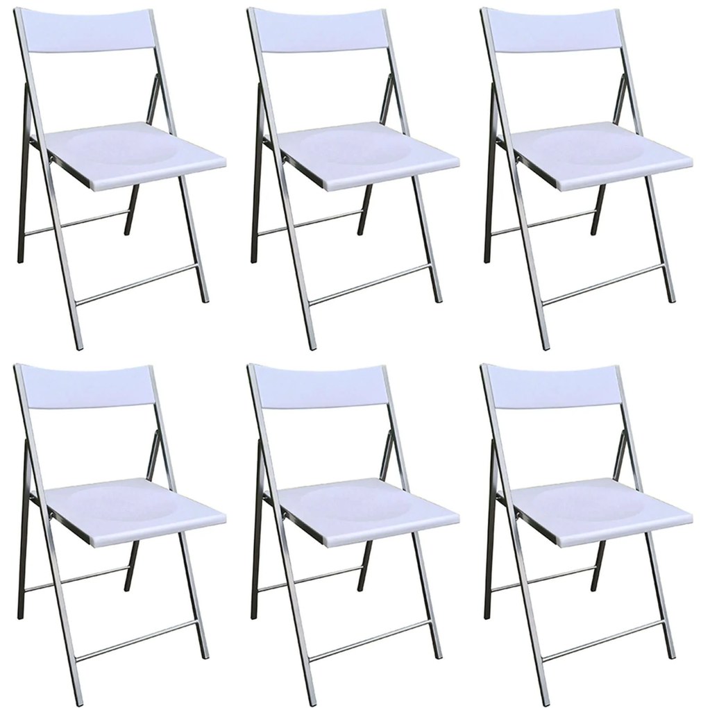 LUCIE - sedia pieghevole salvaspazio set da 6 quadro