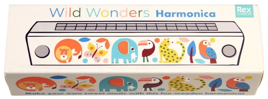 Giocattolo musicale Harmonica Wild Wonders - Rex London