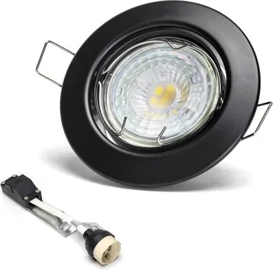 Aigostar - Set di 3 faretti da incasso LED 1x GU10/4,5W/230V 4000K nero