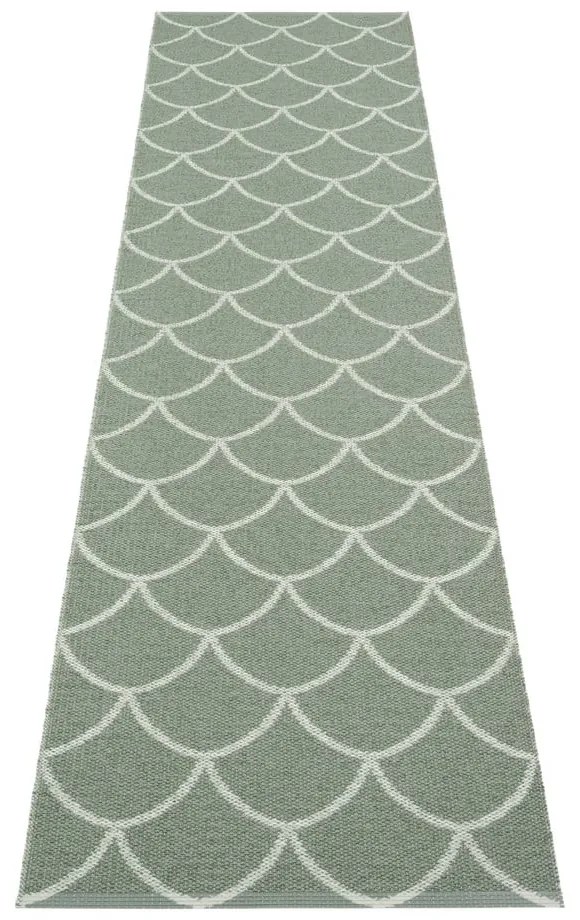 Passatoia da interno/esterno verde 70x300 cm Kotte Army Sage – Pappelina