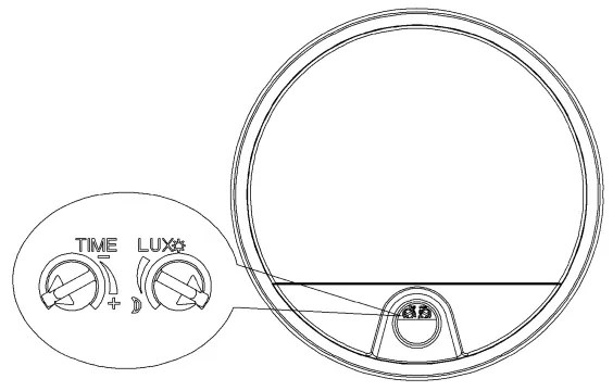 Top Light - Lampada da parete LED per esterni con sensore BARI LED/15W/230V IP54