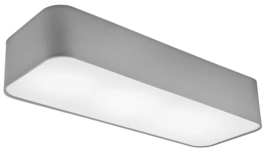 Plafoniera SIRJA SQUARE 3xE27/15W/230V grigio