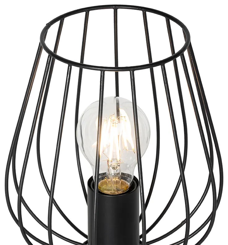 Moderna lampada da tavolo nera - Palica