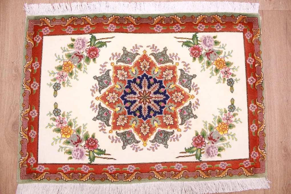 Tabriz Tappeto persiano 90 x 60 (Iran) Annodato A Mano