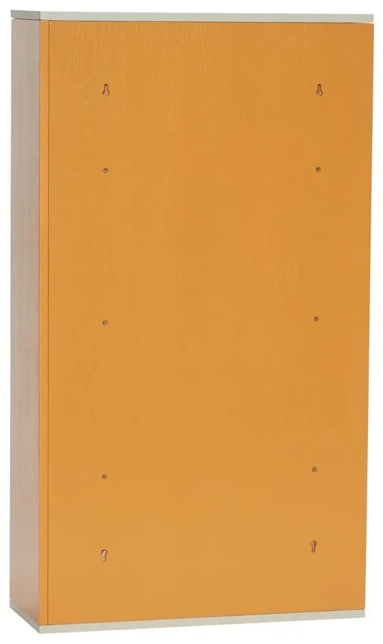 Libreria a parete arancione in legno di frassino 60x109 cm Apollo - Hübsch