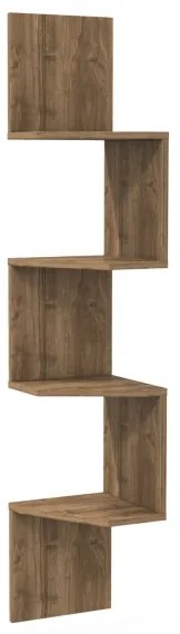 Mensola angolare DESALDO 155,2x29,6 cm marrone