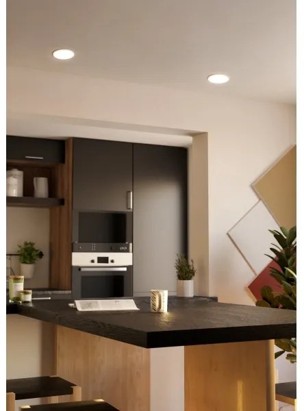 Eglo 900964 -Lampada LED da incasso per bagni RAPITA 11,5W/230V diametro 15,5cm IP65