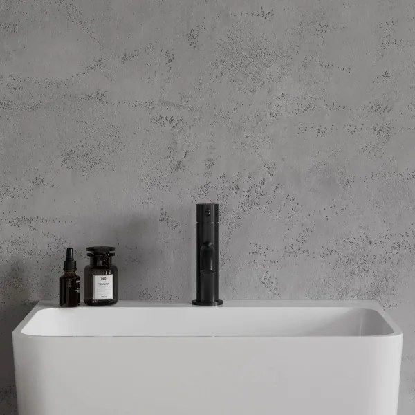 OMNIRES Y1210NBL - Rubinetto del lavandino Y 16,2 cm semi-opaco nero