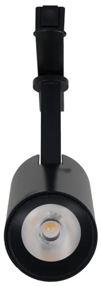 Faretto LED per binario MAGNETIC TRACK LED/10W/48V nero